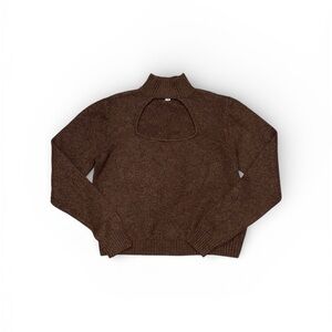 Steve Madden Chocolate Brown Cowl Neck Sweater